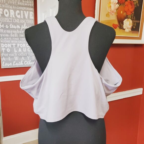 Athleta Women's Conscious Crop Bra Plus Size 3X DD+ Light Lavender - Picture 11 of 16